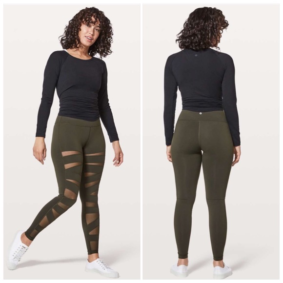 Lululemon Wunder Under HR Tights with Mesh - Picture 8 of 8